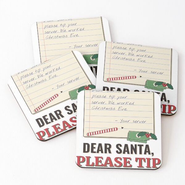 Item preview, Dear Santa, Please Tip Your Server designed and sold by Phaedra Jones.