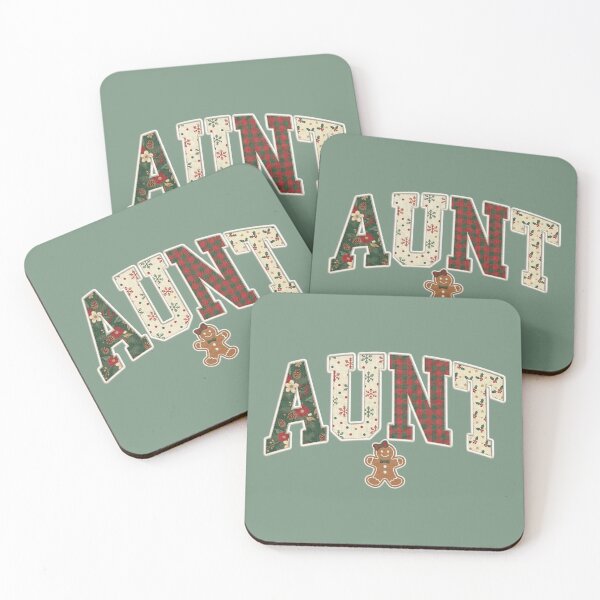 Item preview, Christmas Aunt Faux Patchwork Pattern II designed and sold by Lemon Pepper.