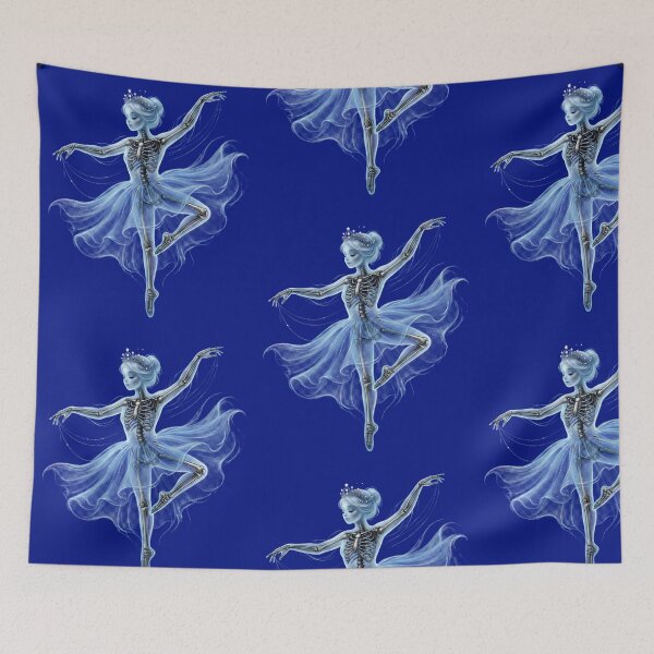 Item preview, Ethereal Skeleton Ballerina Ghost Fantasy Art designed and sold by urmoments.