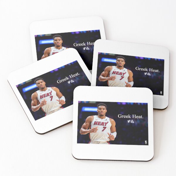 Item preview, Giannis Antetokounmpo Miami Heat Greek Freak Poster designed and sold by AGarcia7682.