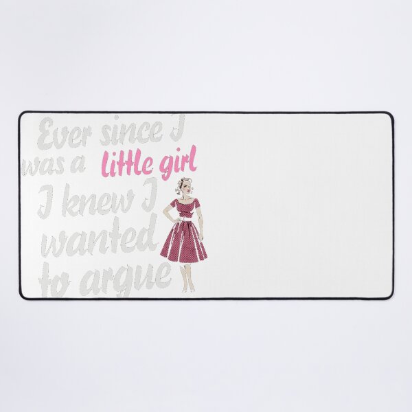 Item preview, Sassy Retro Woman Argue With Men Quote designed and sold by Flirt-Teez.