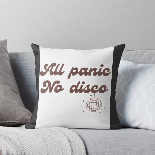 Item preview, All Panic No Disco Minimalist Retro Design for Music and Party Lovers designed and sold by jhongf.