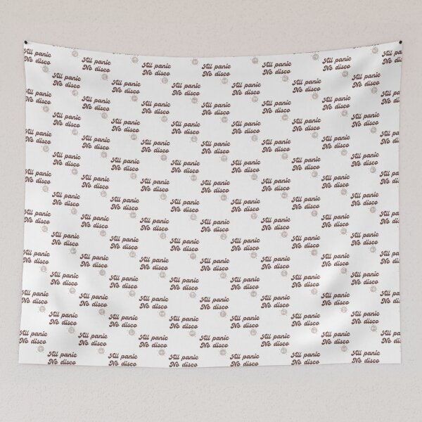 Item preview, All Panic No Disco Minimalist Retro Design for Music and Party Lovers designed and sold by jhongf.