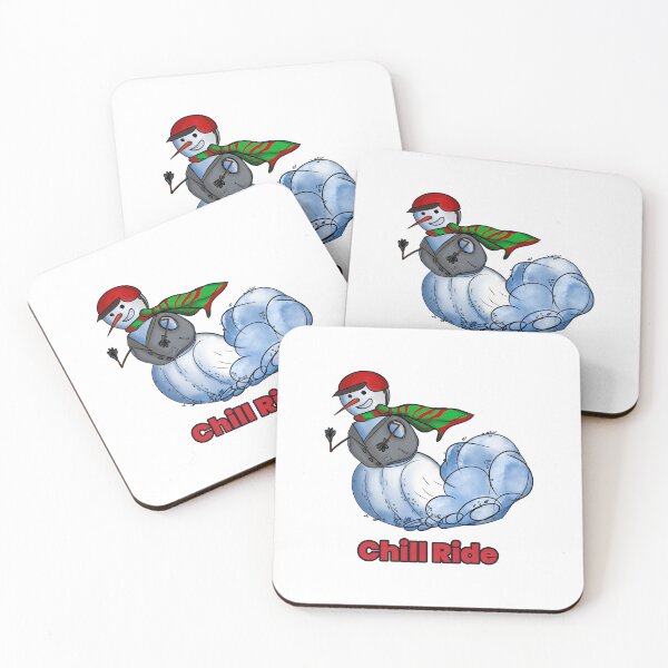 Item preview, Chill Ride - Daredevil Sledding Snowman designed and sold by TinyChaosTreasures.