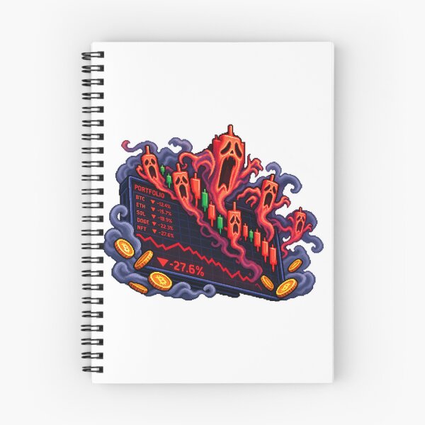 Item preview, Haunted Crypto Crash Chart designed and sold by Crypto-NFT22.