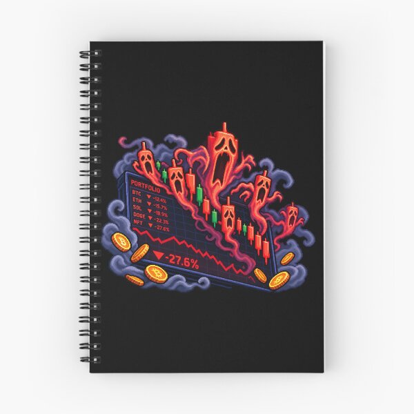 Item preview, Haunted Crypto Crash Chart designed and sold by Crypto-NFT22.