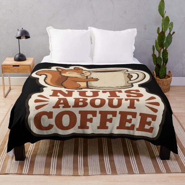 Item preview, Nuts About Coffee Funny Cottagecore Squirrel Mug designed and sold by PozivoPlus.