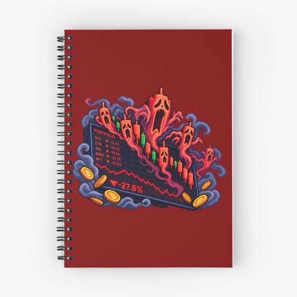 Item preview, Haunted Crypto Crash Chart designed and sold by Crypto-NFT22.