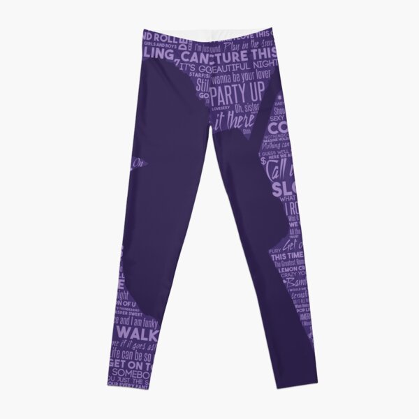 Lyrics Leggings Redbubble