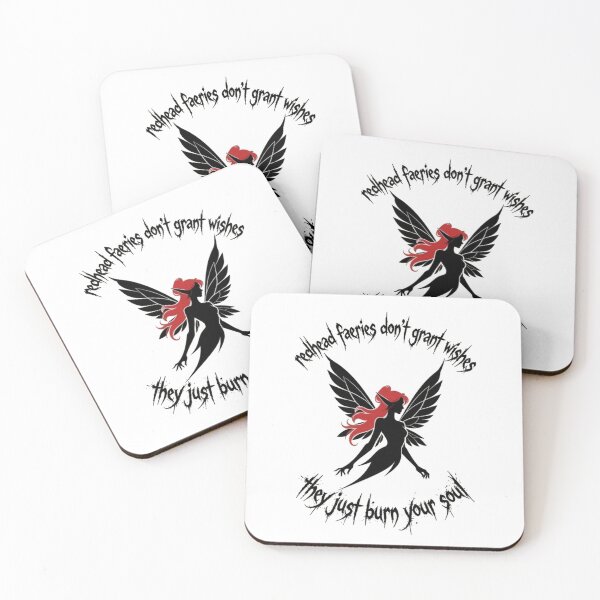 Item preview, Gothic Redhead Fairy - Dark Aesthetic Art designed and sold by Tonya's Way.