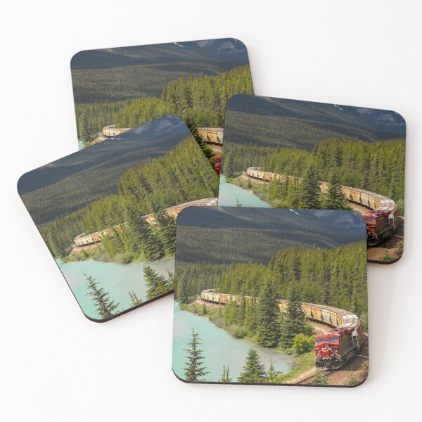 Item preview, Train at Morant’s Curve, Banff National Park designed and sold by PygmyTitan Photo.
