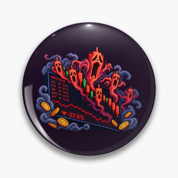 Item preview, Haunted Crypto Crash Chart designed and sold by Crypto-NFT22.