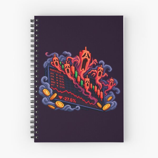 Item preview, Haunted Crypto Crash Chart designed and sold by Crypto-NFT22.