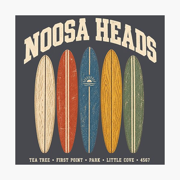 Item preview, Noosa Heads Vintage Surfboards Retro Queensland designed and sold by Yellowriversss.