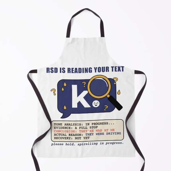 Item preview, RSD ADHD Humor: Analyzing Your Tone They Definitely Hate Me Gift designed and sold by Osmose-Studio.