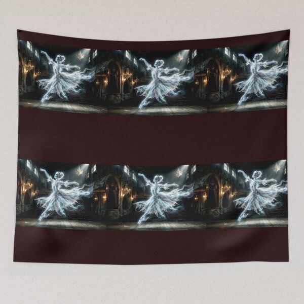 Item preview, Ethereal Skeleton Ballerina Ghost Fantasy Art designed and sold by urmoments.
