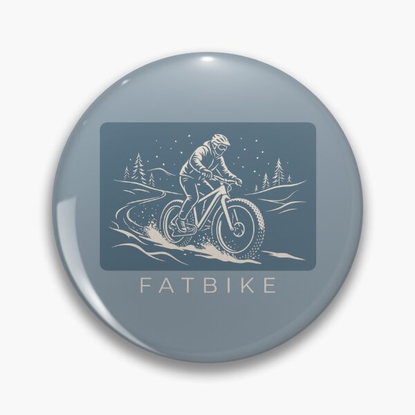 Item preview, Fat Biking Winter Cycling Snow Trail Mountain Sport Outdoor Graphic    designed and sold by KiwiRider.