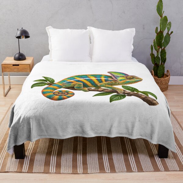 Item preview, This is a design of a colorful Veiled Chameleon designed and sold by RBBeachDesigns.