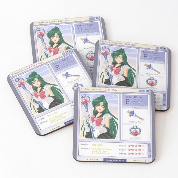 Item preview, Sailor Pluto – Powers | Pastel Anime Character Design designed and sold by bella-rosa87.