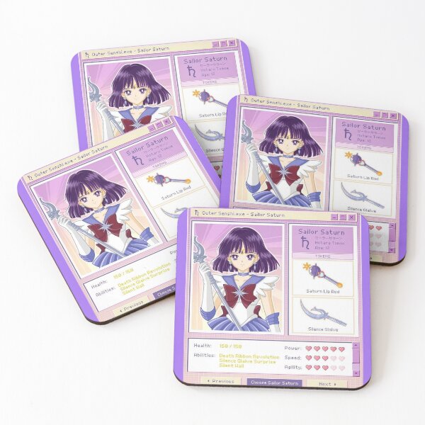 Item preview, Sailor Saturn – Powers | Cute Kawaii Anime Art designed and sold by bella-rosa87.