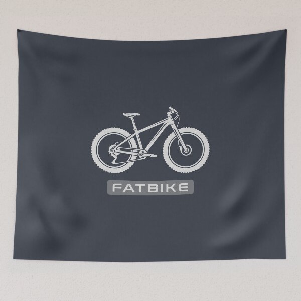 Item preview, Fat Biking Winter Cycling Snow Trail Mountain Sport Outdoor Graphic    designed and sold by KiwiRider.