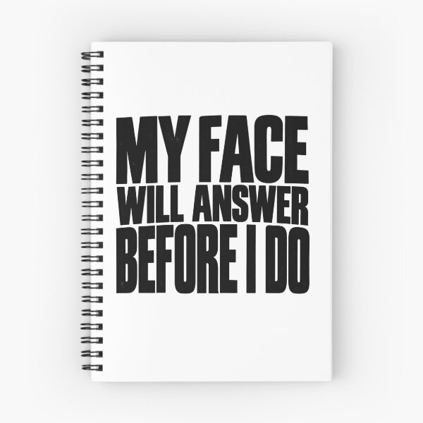 Item preview, My Face Will Answer Before I Do – Funny Women's Sarcastic Expression Humor designed and sold by Trendably.