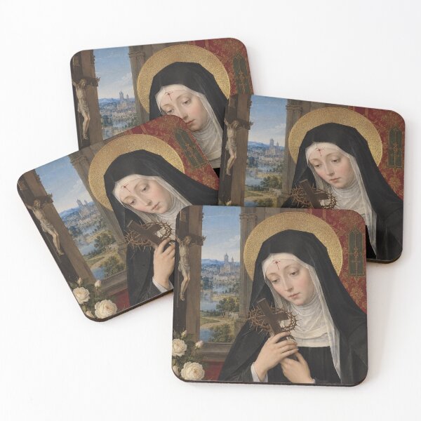 Item preview, Saint Rita of Cascia – Patron Saint of Impossible Causes | Catholic Sacred Art designed and sold by Crux Fidelis.