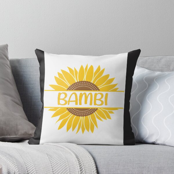 Item preview, Bambi Inspired Name Tag with Bright Sunflower Design designed and sold by Tedejazmin.