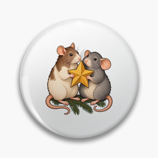 Item preview, Two Pet Rats Sharing a Star designed and sold by Philippa Shop.