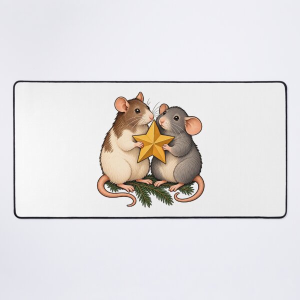 Item preview, Two Pet Rats Sharing a Star designed and sold by Philippa Shop.