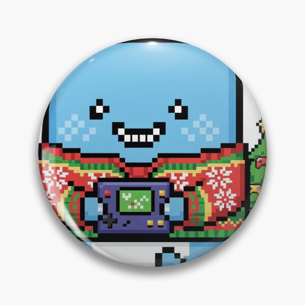 Item preview, Gamer Blubo Christmas - Pixel Art Monster in Ugly Sweater with Retro Console designed and sold by BLUBO~.