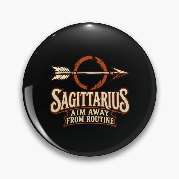Item preview, Sagittarius - Aim Away From Routine designed and sold by Good Mood Foundry.
