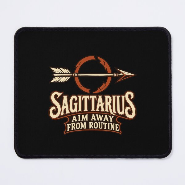 Item preview, Sagittarius - Aim Away From Routine designed and sold by Good Mood Foundry.