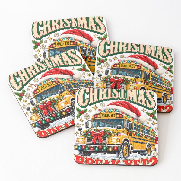 Item preview, Is It Christmas Break Yet School Bus Driver Funny Teacher Holiday designed and sold by Nordo Studio.
