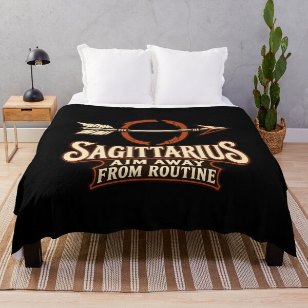 Item preview, Sagittarius - Aim Away From Routine designed and sold by Good Mood Foundry.