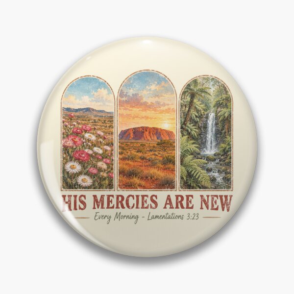 Item preview, Uluru His Mercies Are New Morning Australia Travel Tee designed and sold by Yellowriversss.