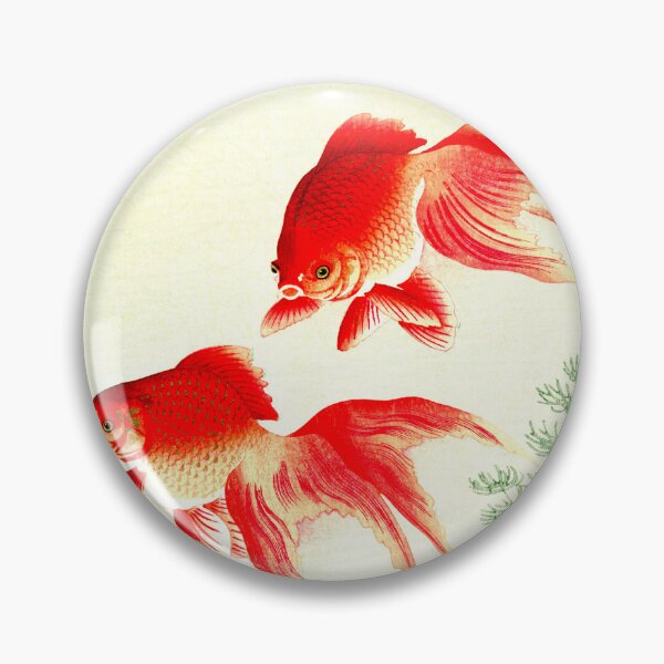 Item preview, Two veil goldfish (1926) by Ohara Koson (1877-1945) designed and sold by AngyDesigns49.