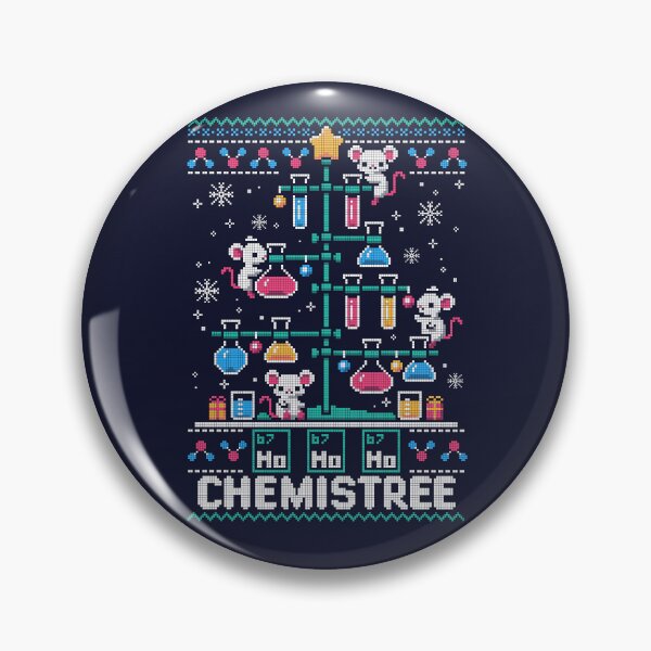 Item preview, Chemistree Ugly Christmas sweater cute science lab mice designed and sold by NemiMakeit.