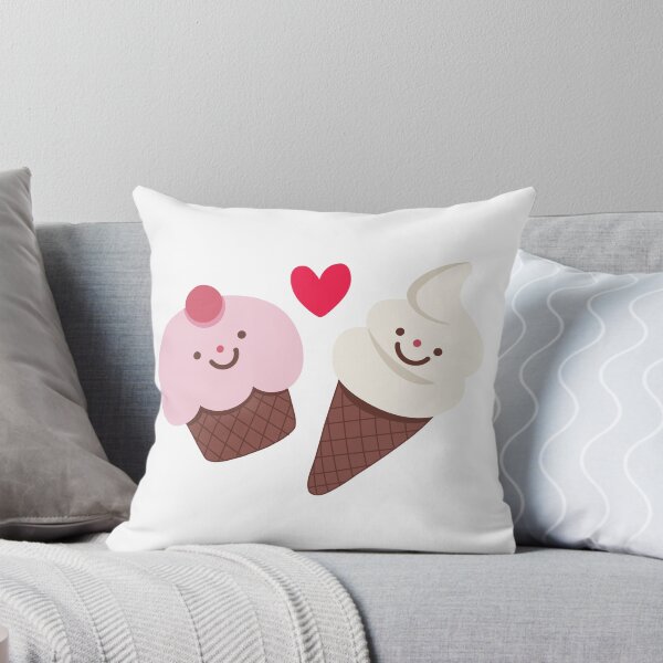 Item preview, Cute Cupcake and Ice Cream Heart Doodle, Kawaii Dessert Art designed and sold by NushesWorld.