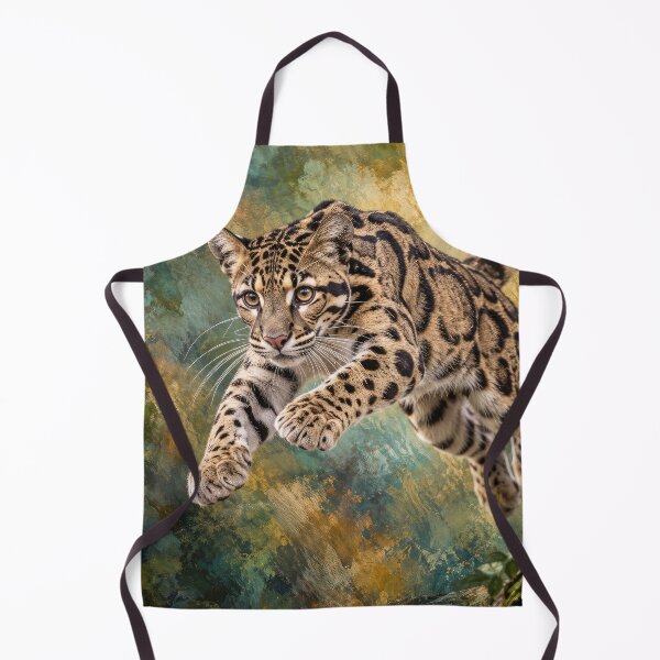 Item preview, Jumping Clouded Leopard designed and sold by Elisabeth Lucas.