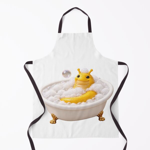 Item preview, Cheerful Banana Slug Bathtub designed and sold by Sillytoe.