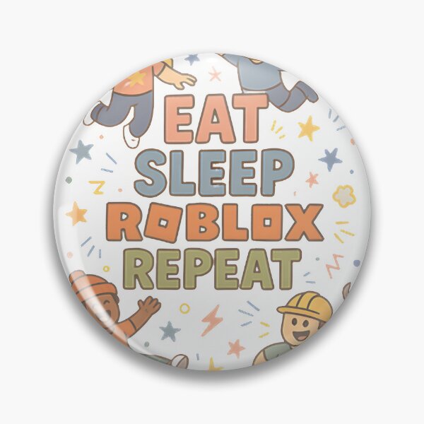Item preview, Eat Sleep Roblox Repeat Cartoon Avatar Squad Gaming Design for Gamers designed and sold by AMAK-STORE.