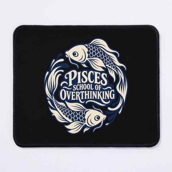 Item preview, Pisces - School Of Overthinking designed and sold by Good Mood Foundry.