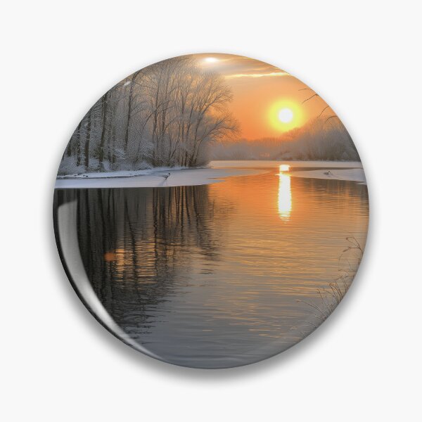 Item preview, Winter Lakeside Morning 02 designed and sold by Neo-Chrio.
