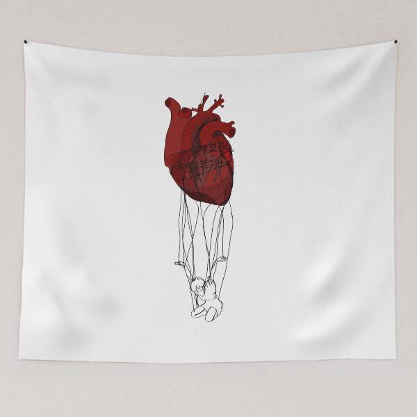 Item preview, Neon Anatomical Heart Woman Line Art - Vibrant Aesthetic designed and sold by TatianaEleonor.