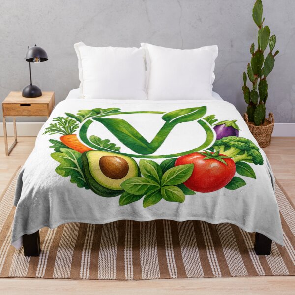 Item preview, Watercolor Vegan Leaf Symbol with Vegetables designed and sold by JrNergal.