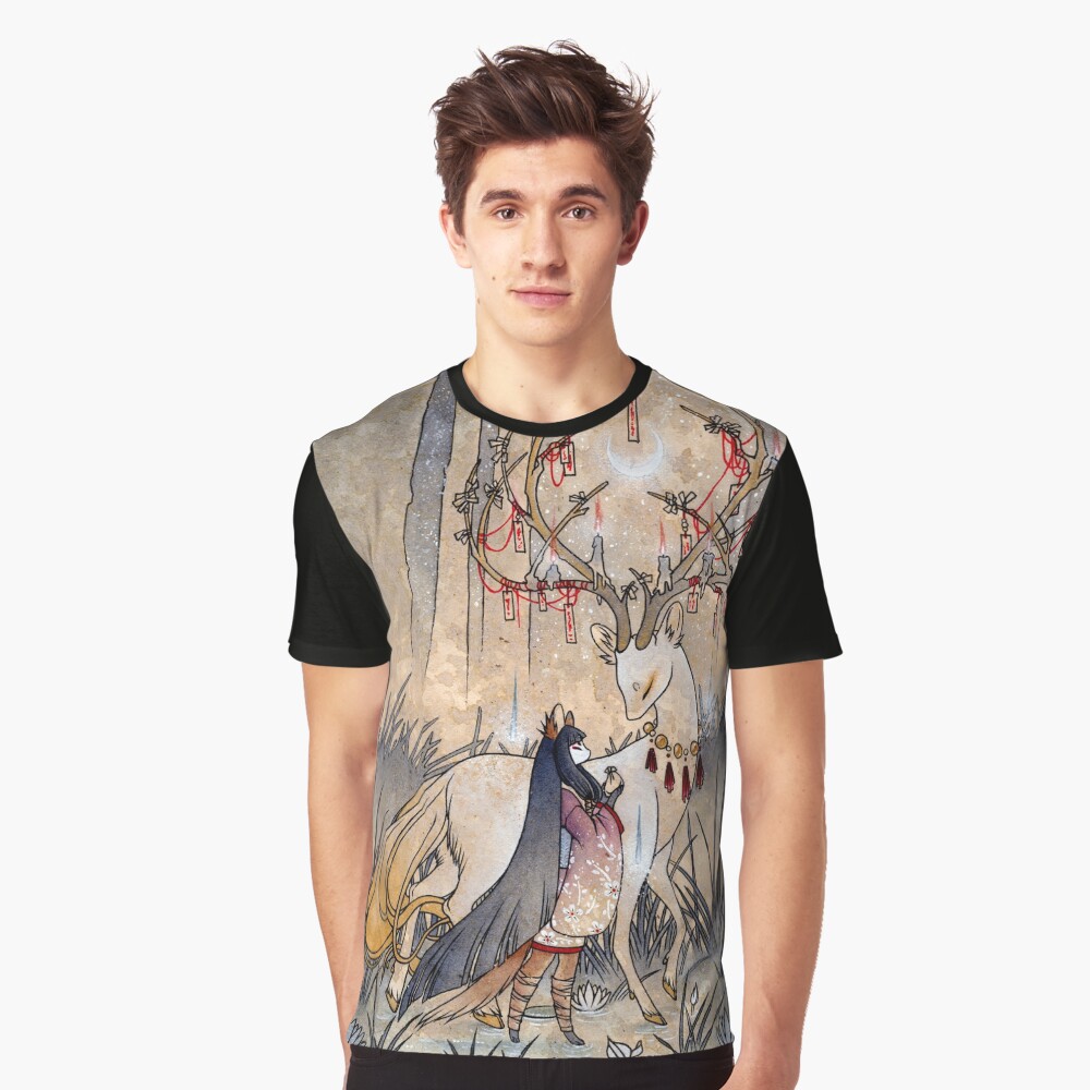 Item preview, Graphic T-Shirt designed and sold by TeaKitsune.