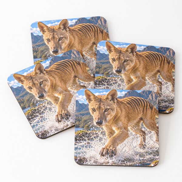 Item preview, Splashing Tasmanian Tiger designed and sold by Elisabeth Lucas.