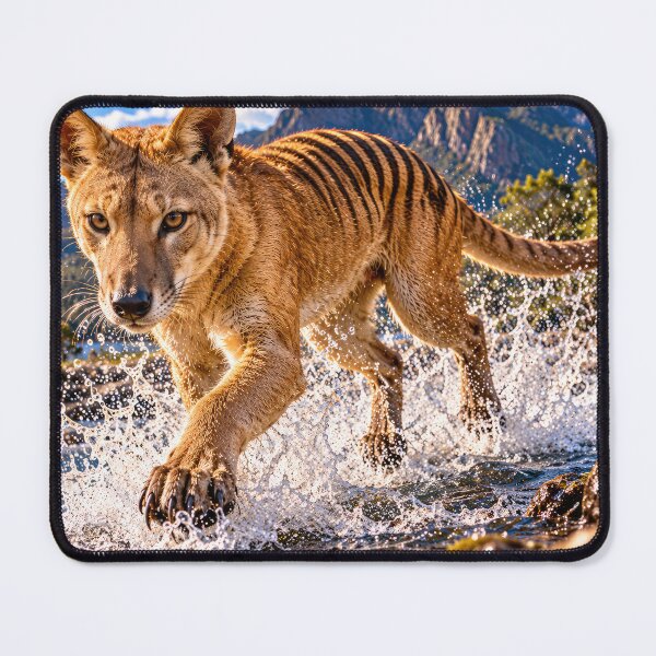 Item preview, Splashing Tasmanian Tiger designed and sold by Elisabeth Lucas.