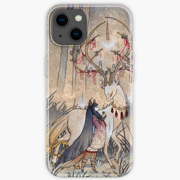 The Wish - TeaKitsune Fox Yokai iPhone Soft Case
